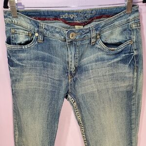 Refuge Women's Denim Jeans with Embroidered Pocket Size 13R